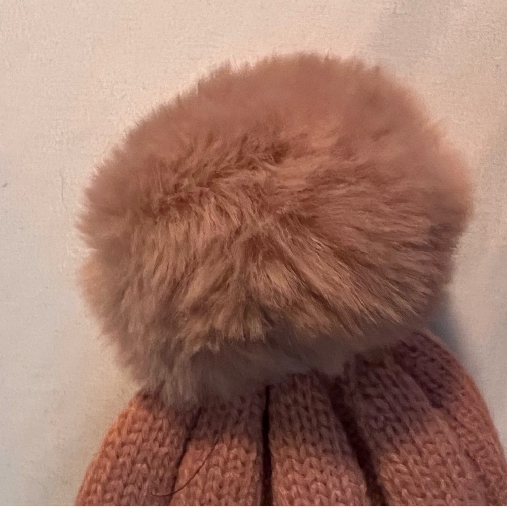 Pink Knit Crown Beanie for Baby NWOT #25B - Picture 3 of 3